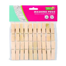 Bamboo Washing Pegs 60mm